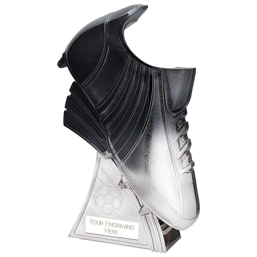 Power Boot Football Heavyweight Award Black to Platinum 200mm