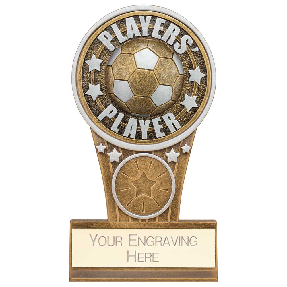Ikon Tower Players Player Award Antique Silver & Gold 125mm
