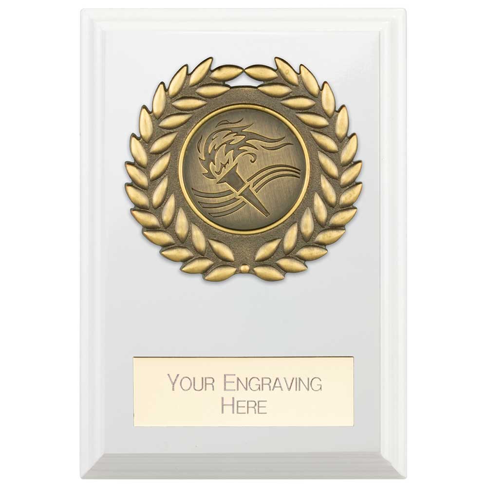 Reward Wreath Plaque Arctic White 80x60mm