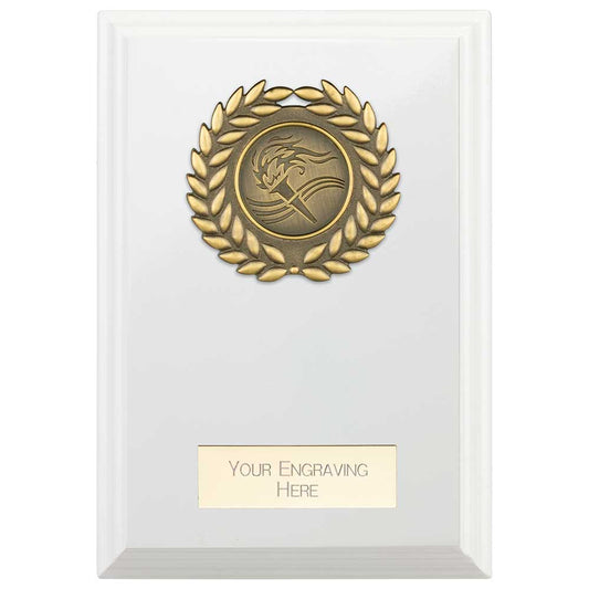 Reward Wreath Plaque Arctic White 125x90mm