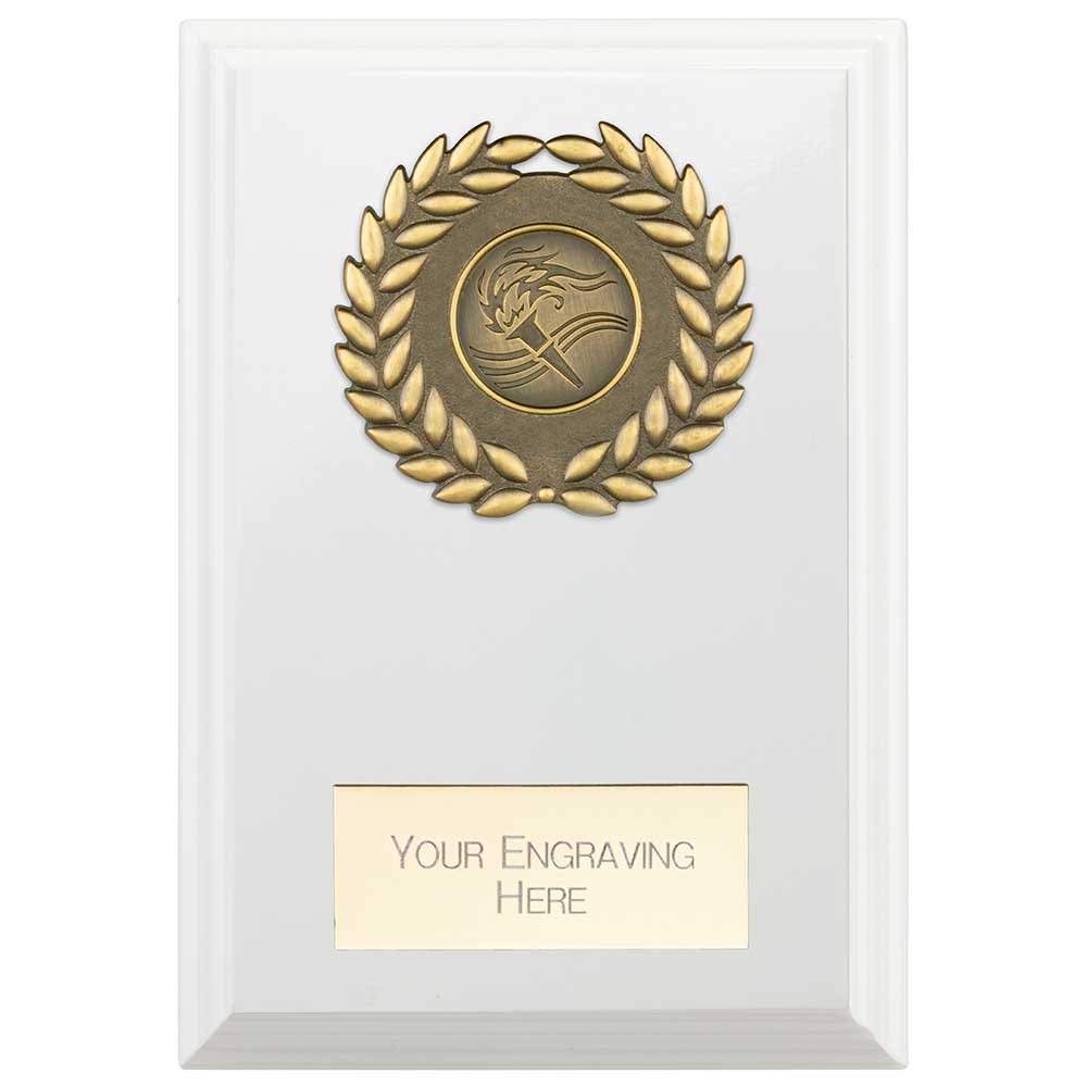 Reward Wreath Plaque Arctic White 150x110mm