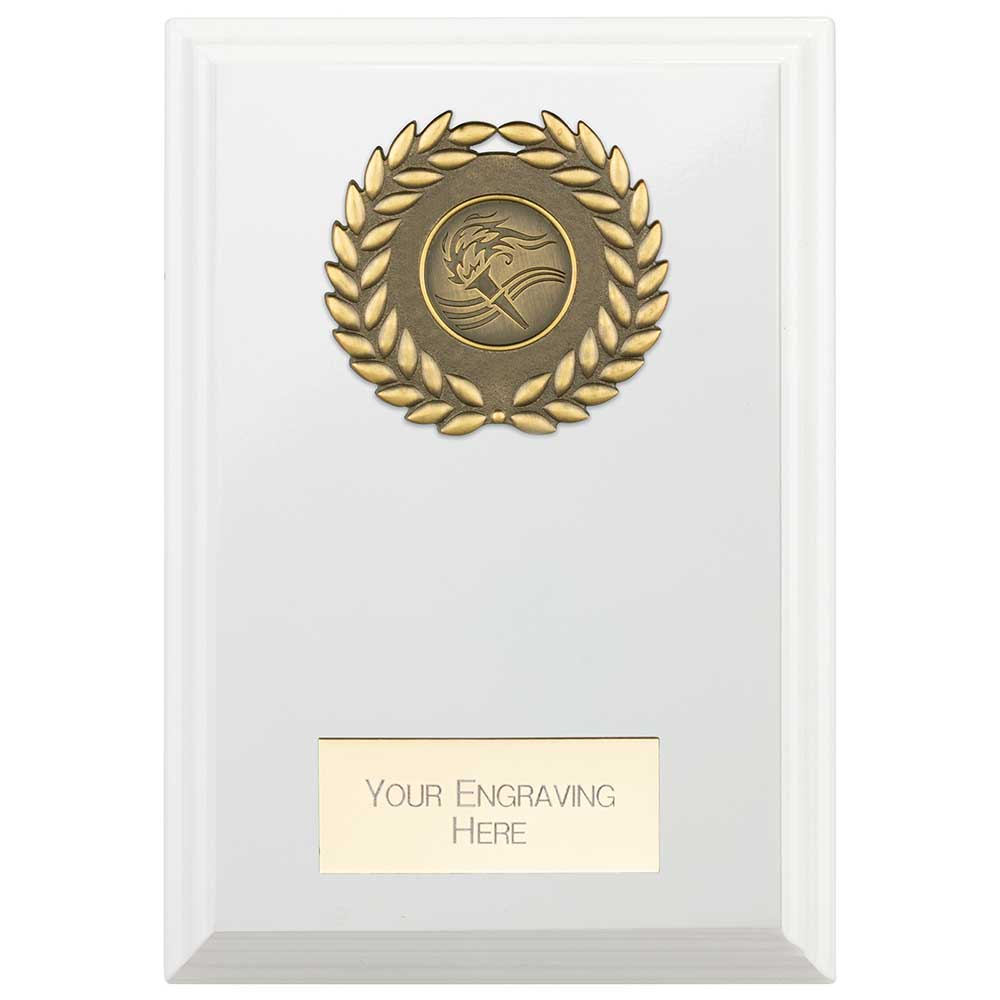 Reward Wreath Plaque Arctic White 175x130mm
