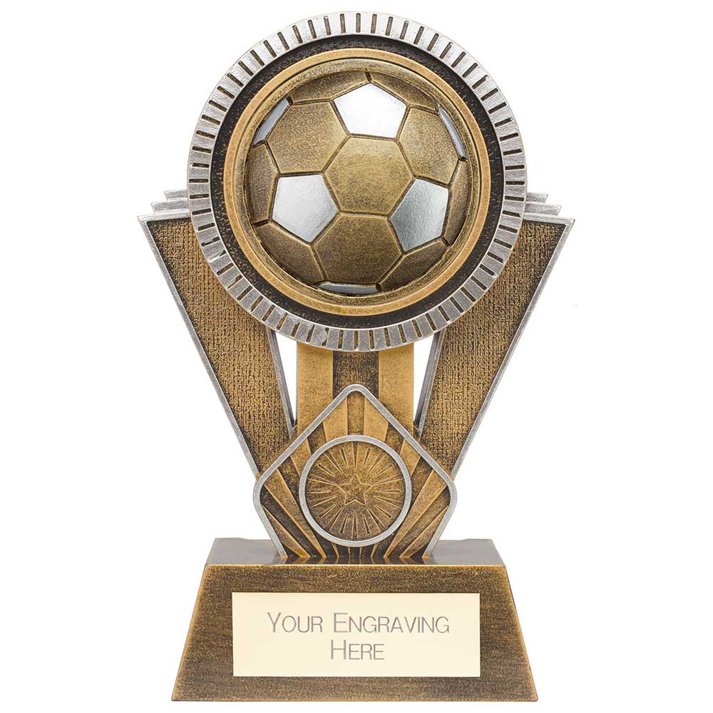 Apex Ikon Football Award Gold & Silver 180mm