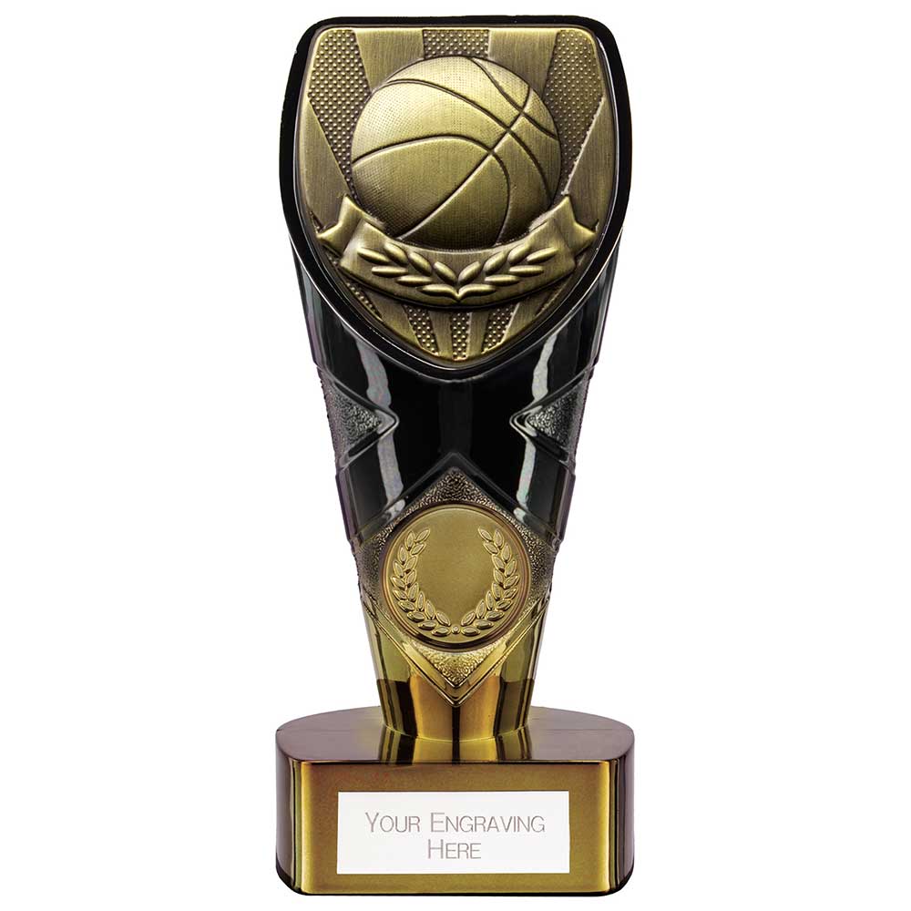 Fusion Cobra Basketball Award Black & Gold 150mm