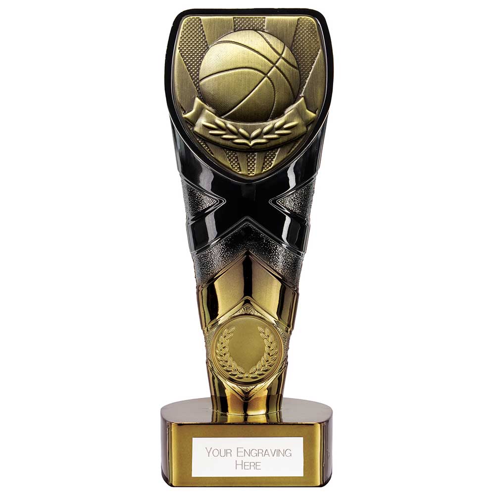 Fusion Cobra Basketball Award Black & Gold 175mm