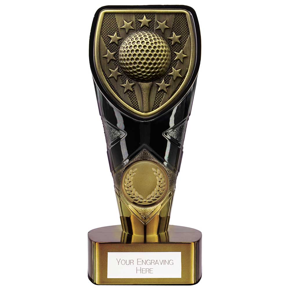 Fusion Cobra Golf Award Black & Gold 150mm