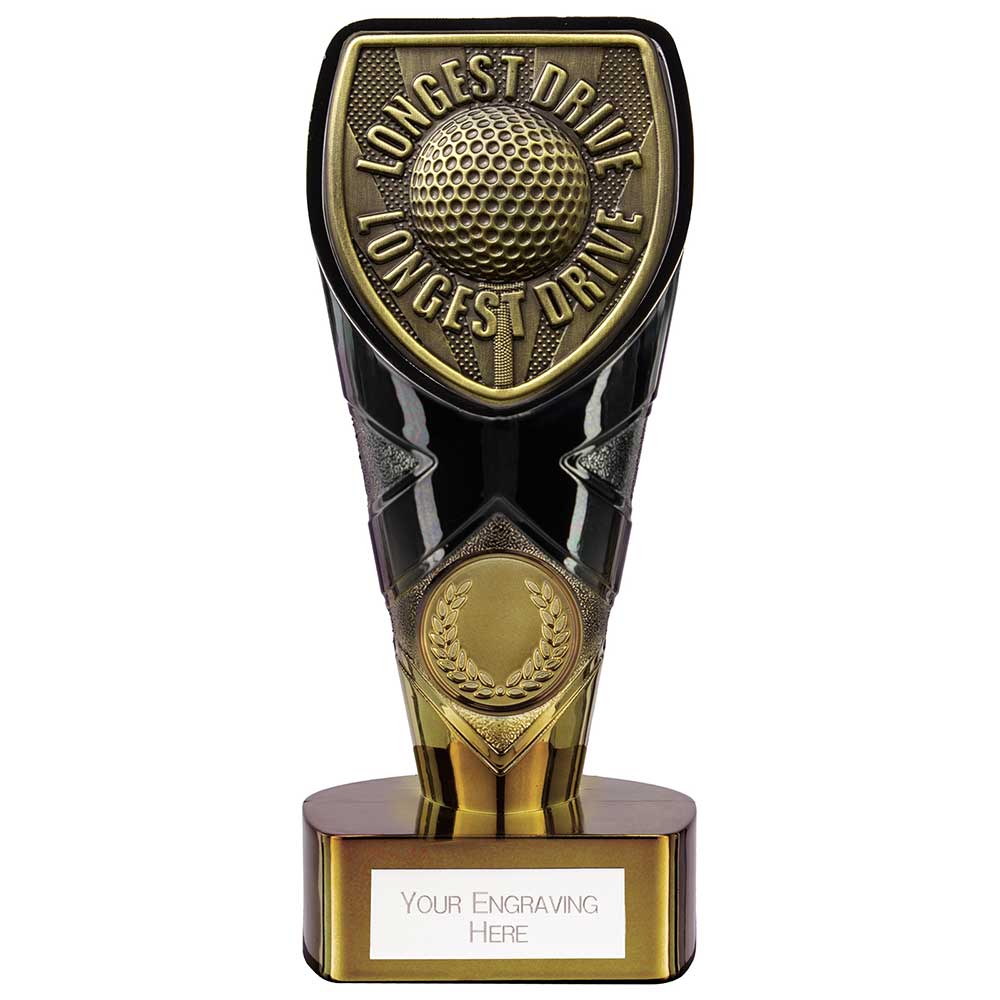 Fusion Cobra Golf Longest Drive Award Black & Gold 150mm