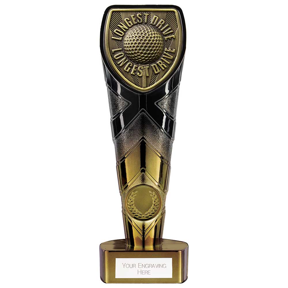 Fusion Cobra Golf Longest Drive Award Black & Gold 200mm