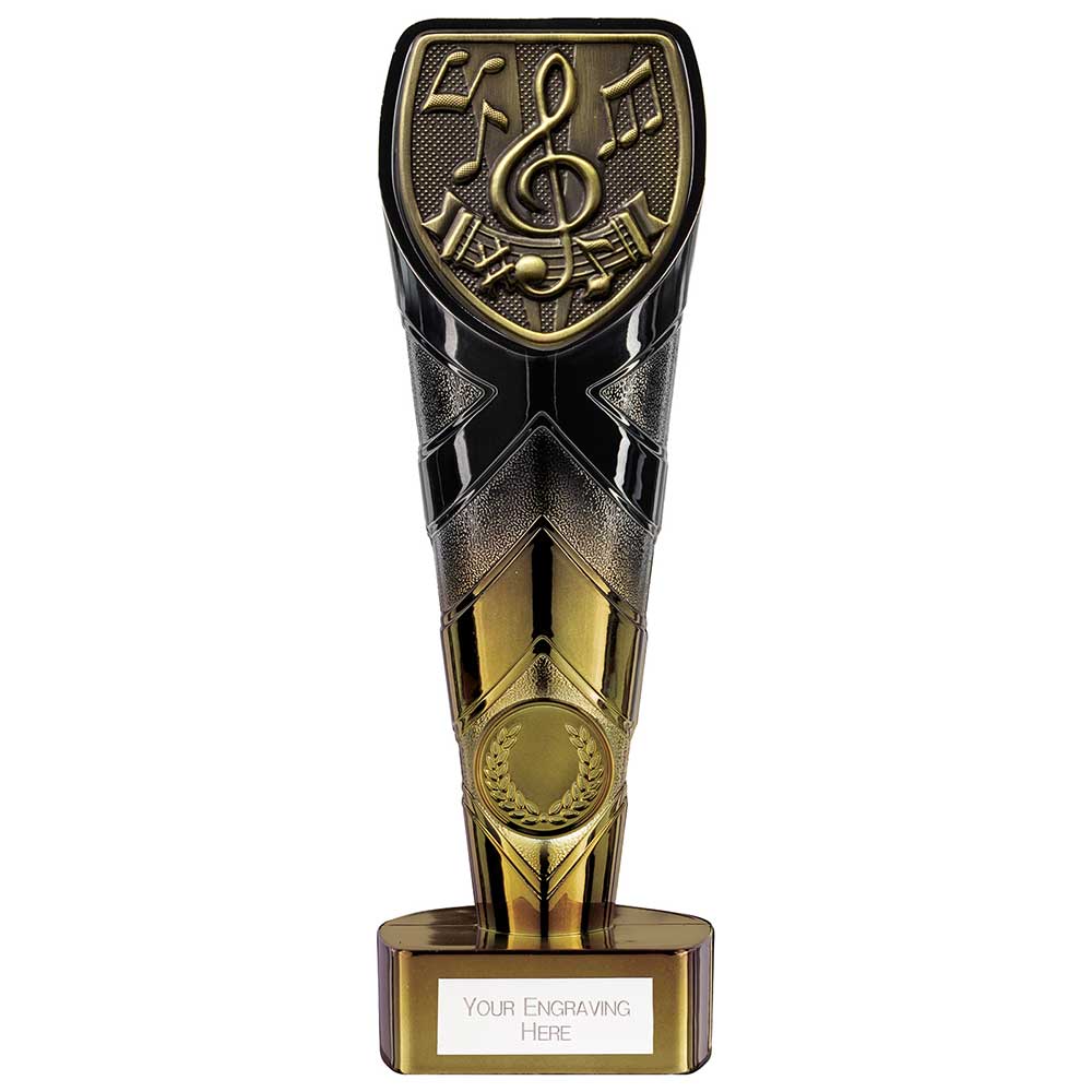 Fusion Cobra Music Award Black & Gold 200mm