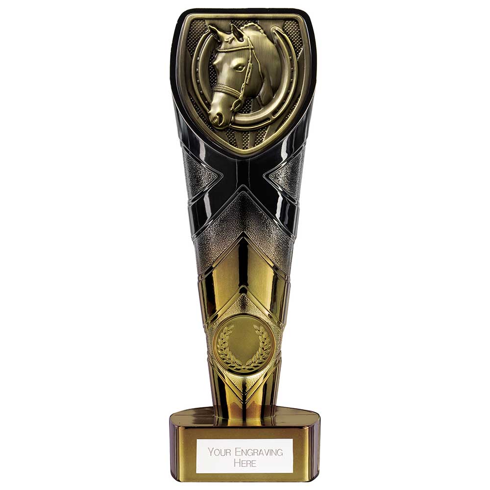 Fusion Cobra Equestrian Award Black & Gold 200mm