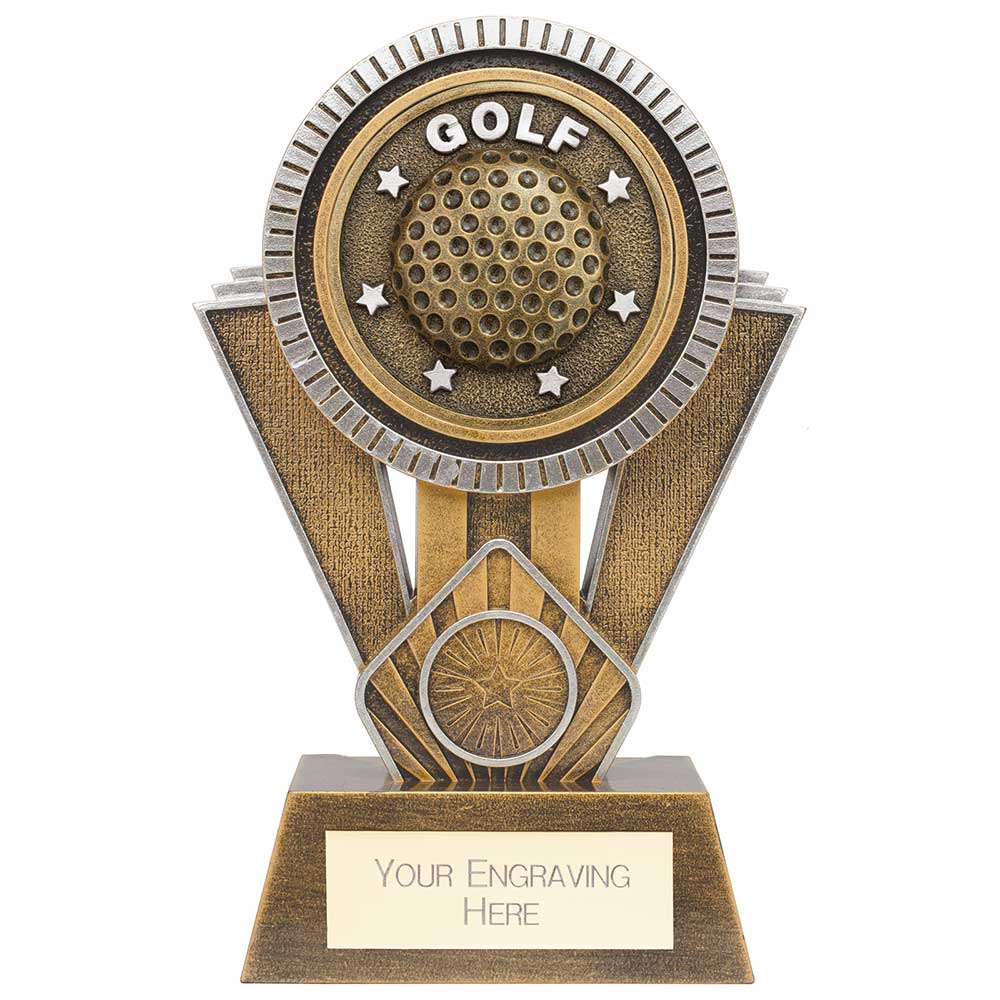 Apex Ikon Golf Award Gold & Silver 180mm