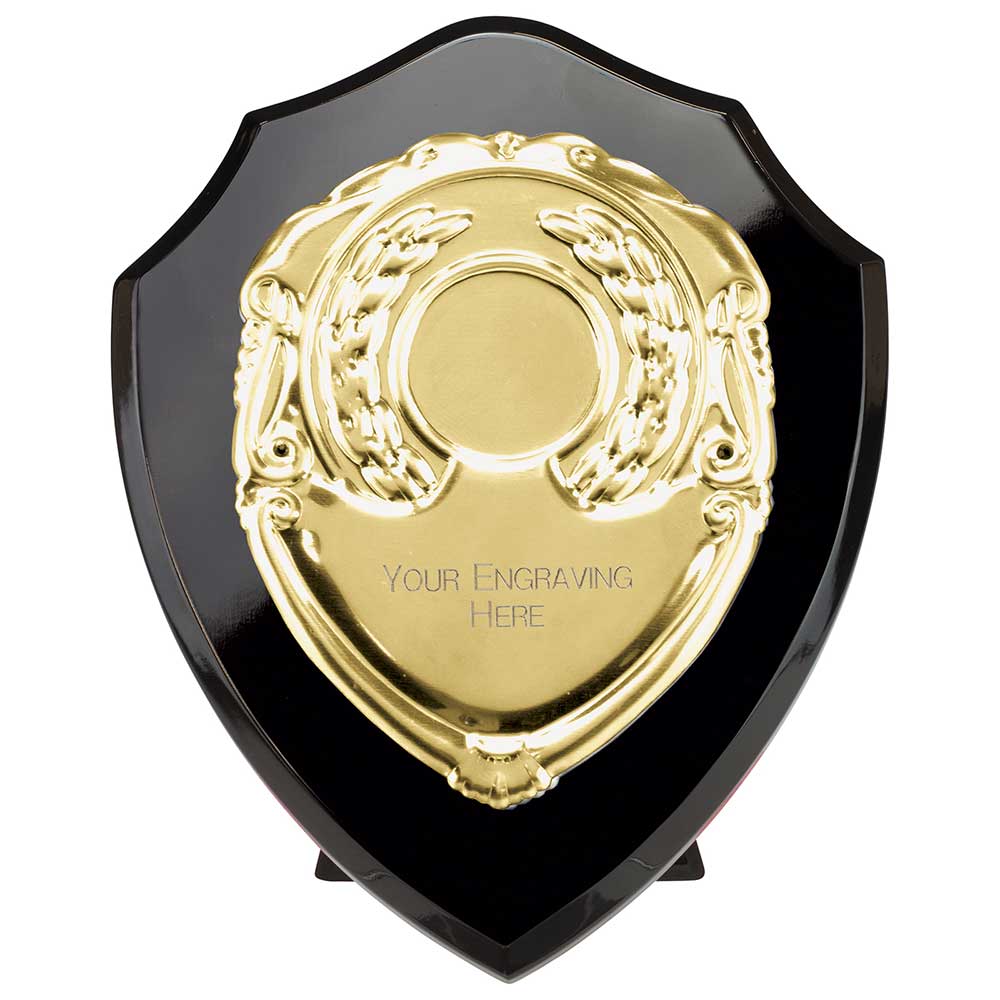 Reward Shield & Front Epic Black & Gold 125mm