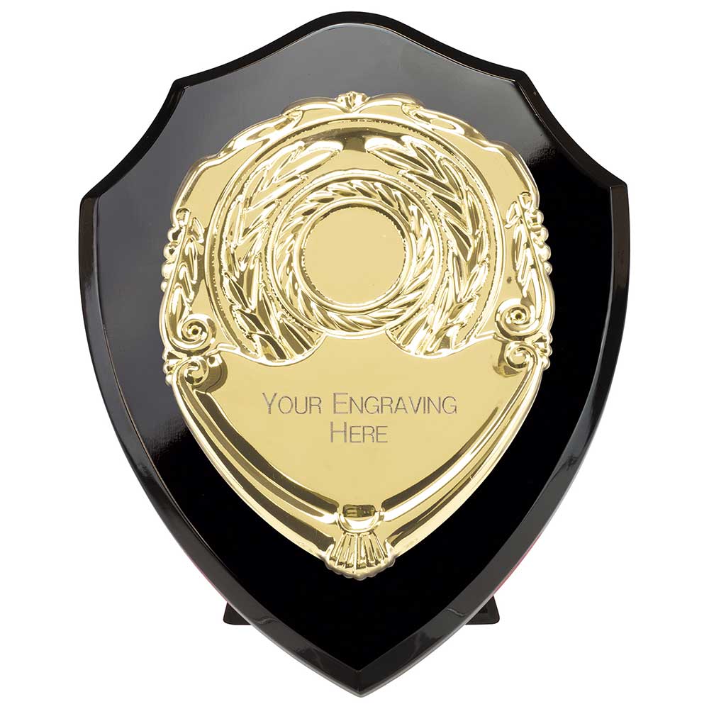 Reward Shield & Front Epic Black & Gold 175mm
