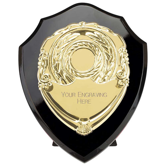 Reward Shield & Front Epic Black & Gold 175mm