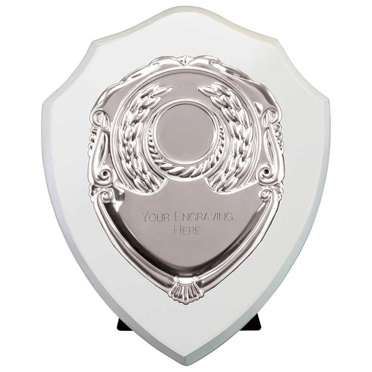 Reward Shield & Front Arctic White & Silver 150mm