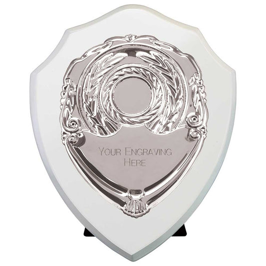 Reward Shield & Front Arctic White & Silver 175mm