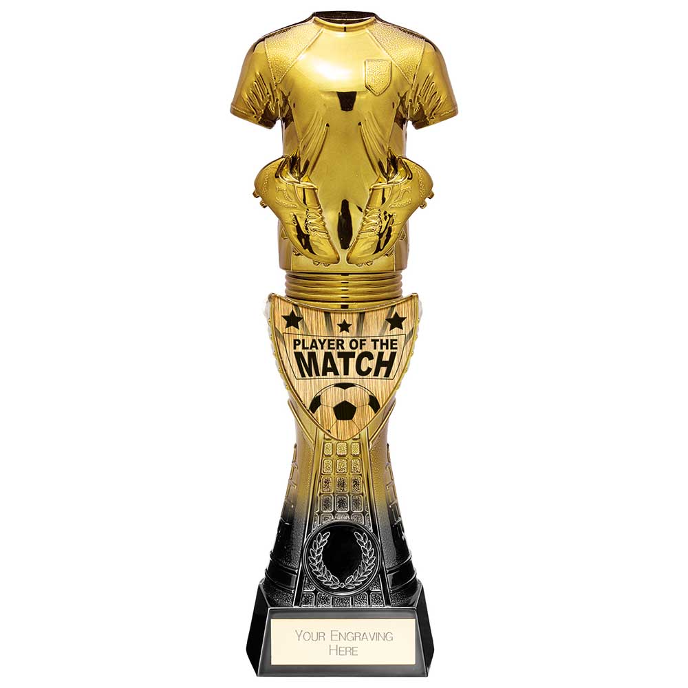 Fusion Viper Shirt Player of the Match Black & Gold 255mm