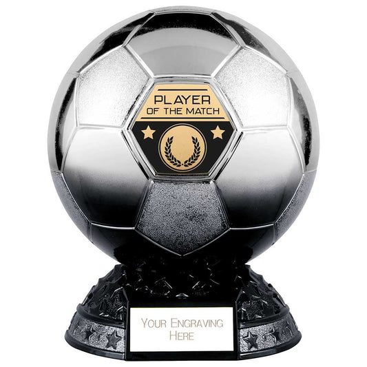 Elite Heavyweight Player Of Match Award Platinum to Black 200mm