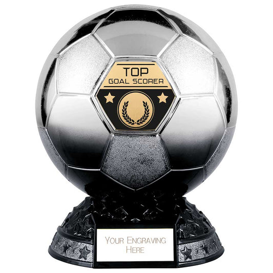 Elite Heavyweight Top Goal Scorer Award Platinum to Black 200mm