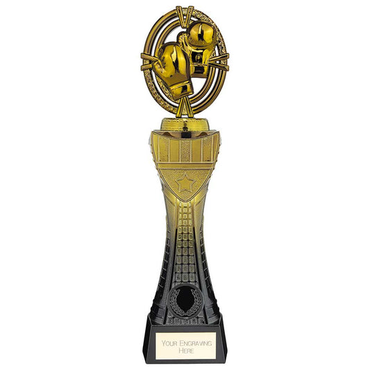 Maverick Heavyweight Boxing Award Black & Gold 290mm