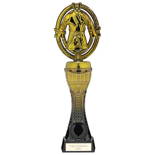 Maverick Heavyweight Martial Arts Award Black & Gold 230mm
