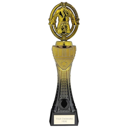 Maverick Heavyweight Martial Arts Award Black & Gold 290mm