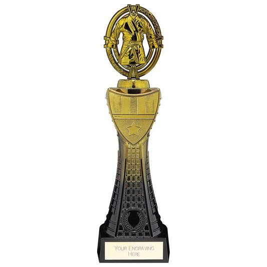 Maverick Heavyweight Martial Arts Award Black & Gold 315mm