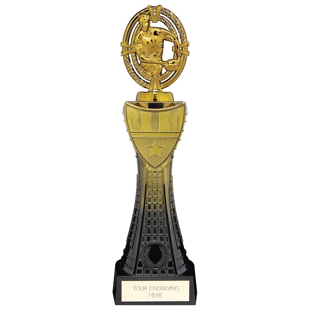 Maverick Heavyweight Rugby Award Black & Gold 315mm