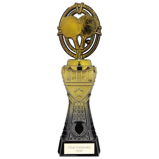 Maverick Heavyweight Table Tennis Award Black & Gold 250mm