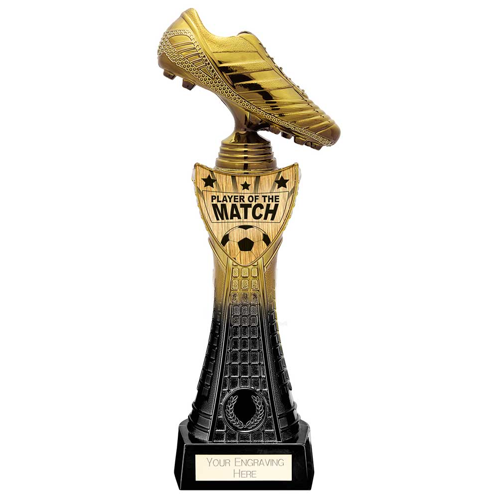 Fusion Viper Boot Player of the Match Black & Gold 320mm