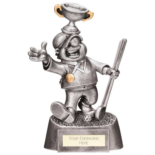 Goof Balls Golf Winner Award Silver 185mm