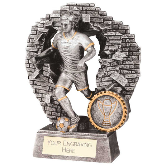 Blast Out Male Football Resin Award 130mm