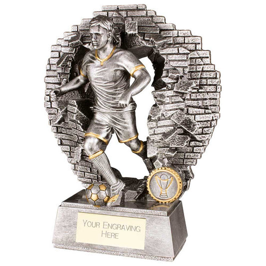 Blast Out Male Football Resin Award 230mm