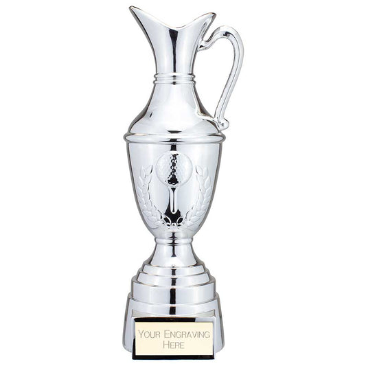 Claret Jug Golf Resin Vacuum Plated Silver 250mm