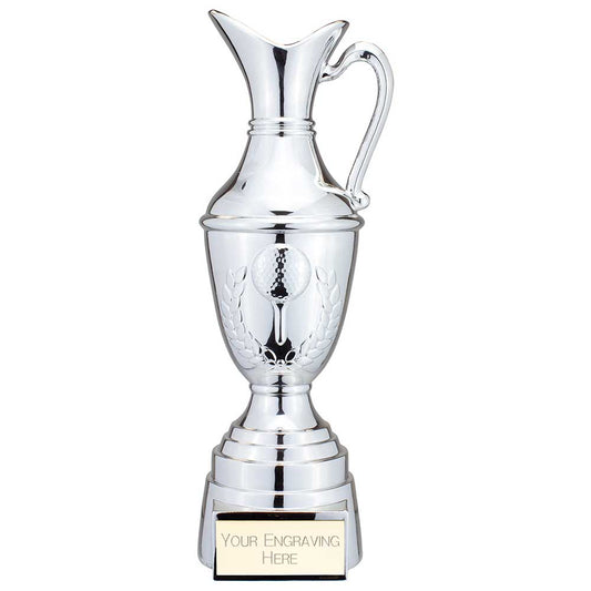 Claret Jug Golf Resin Vacuum Plated Silver 300mm