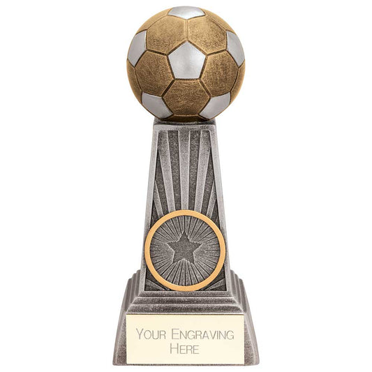 Energy Football Award Antique Silver & Gold 130mm