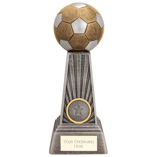 Energy Football Award Antique Silver & Gold 180mm