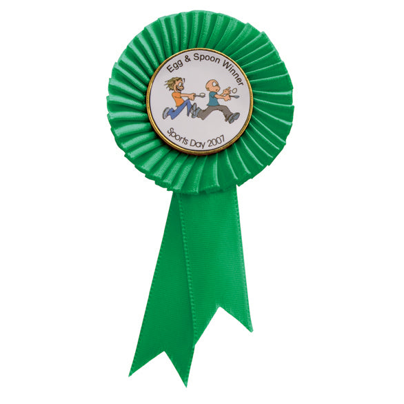 Tribute Mini Rosette Green 90mm