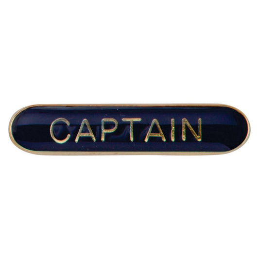 Scholar Bar Badge Captain Blue 40mm