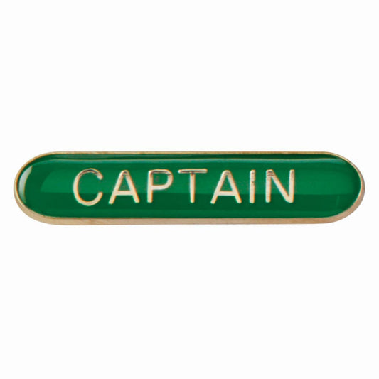 Scholar Bar Badge Captain Green 40mm