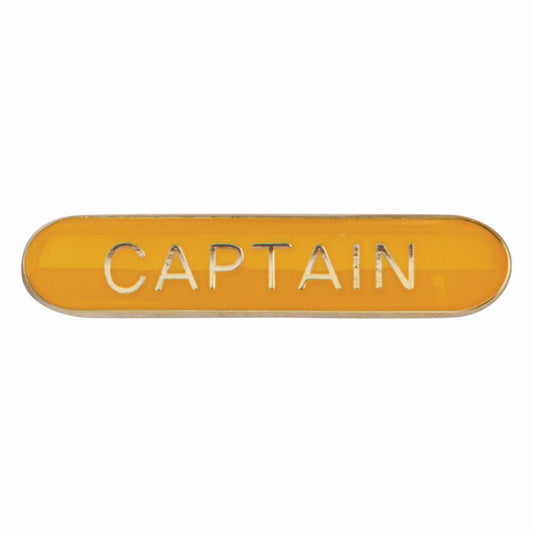 Scholar Bar Badge Captain Yellow 40mm