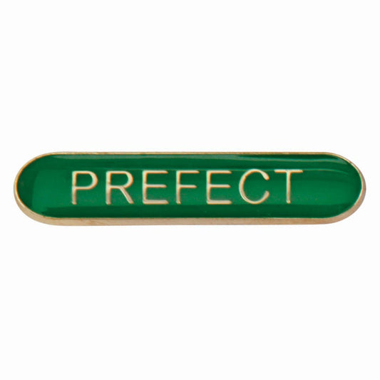 Scholar Bar Badge Prefect Green 40mm