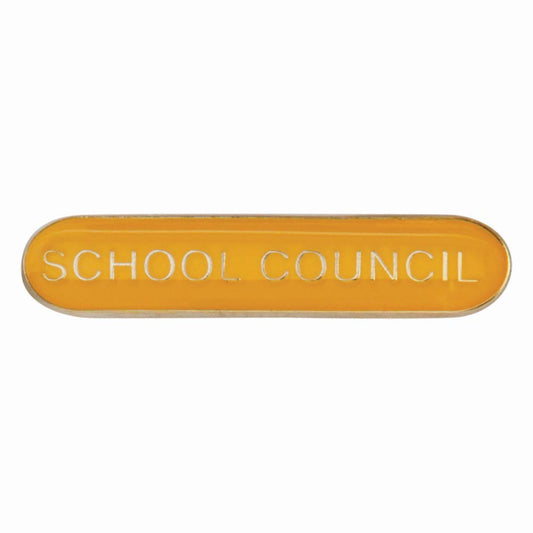 Scholar Bar Badge School Council Yellow 40mm