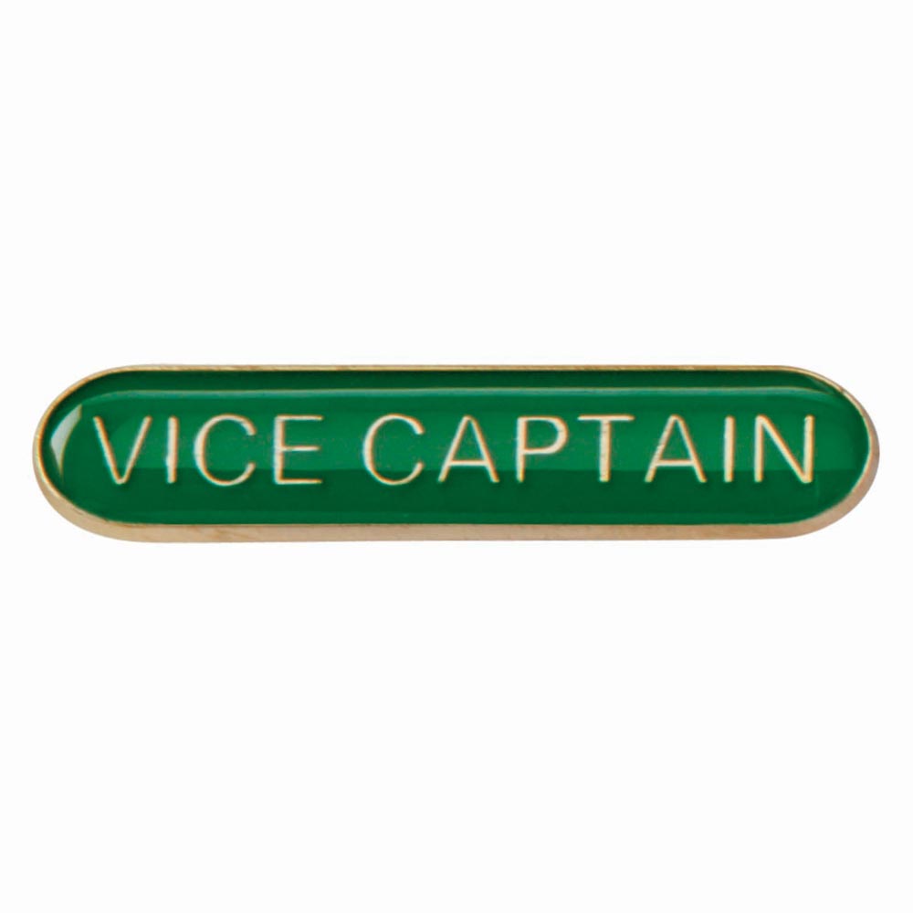 Scholar Bar Badge Vice Captain Green 40mm