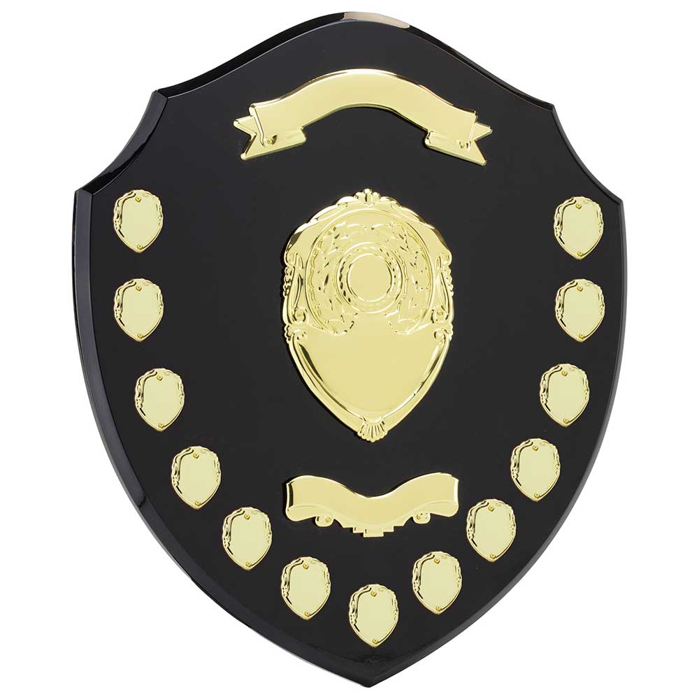 Mountbatten Annual Shield Black & Gold 13yr 405mm