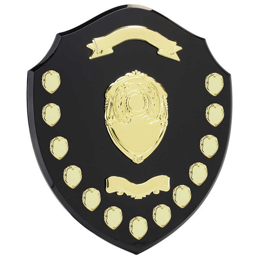 Mountbatten Annual Shield Black & Gold 13yr 405mm