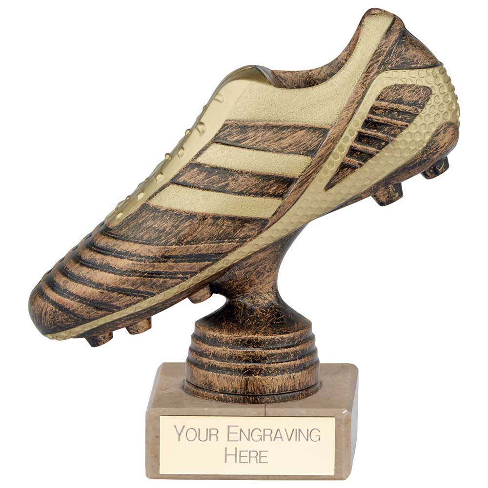 World Striker Football Boot Award Bronze 155mm