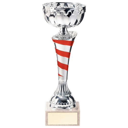 Eternity Cup Silver & Red 240mm