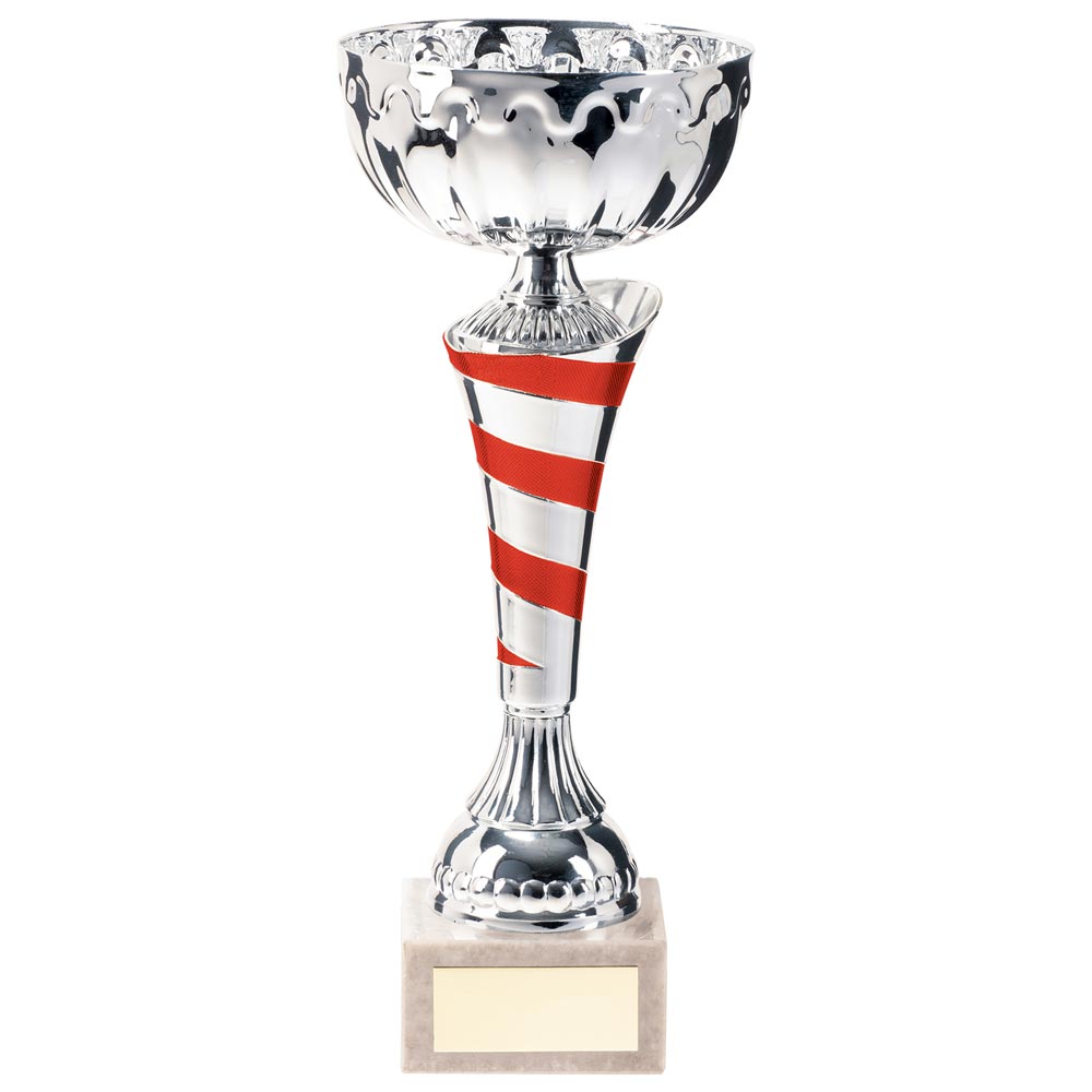 Eternity Cup Silver & Red 300mm