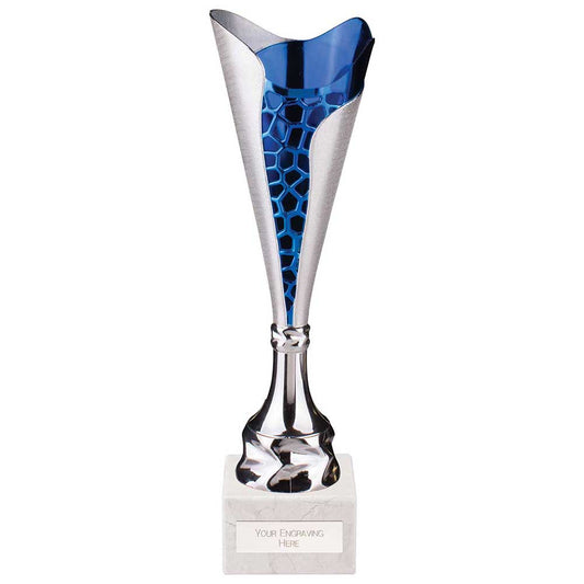 Utopia Classic Cup Silver & Blue 365mm